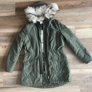 American Eagle Outfitters medium olive green parka